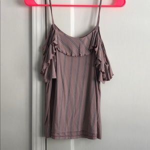 Cold shoulder tank